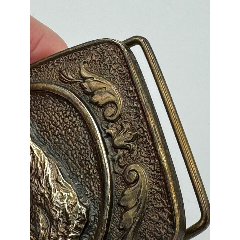 Vintage 1977 Wyoming Studio Art Works Labrador Retriever Belt Buckle RJ Ventrice - Picture 15 of 15